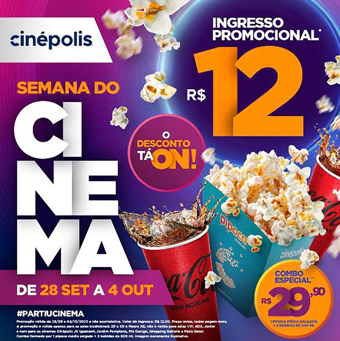 Cinépolis do Marília Shopping se une a mais uma semana do cinema