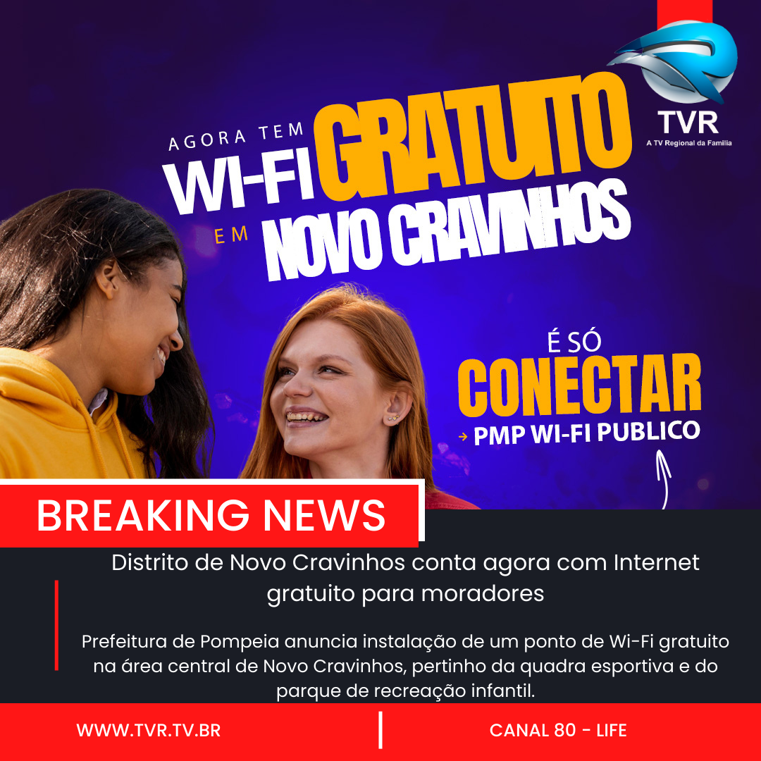 Distrito de Novo Cravinho conta agora com Wi-fi gratuito